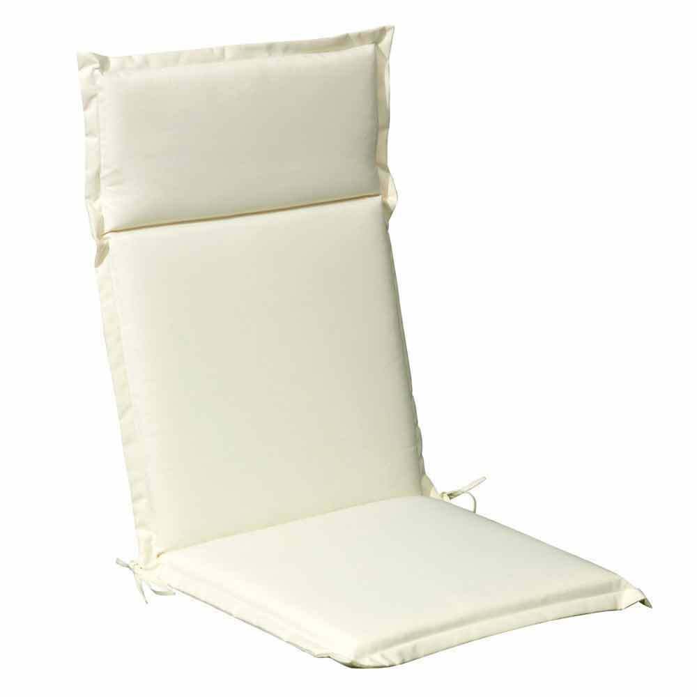 Coj�n Para Sill�n Alto 119x52x5 cm. Beige Desenfundable