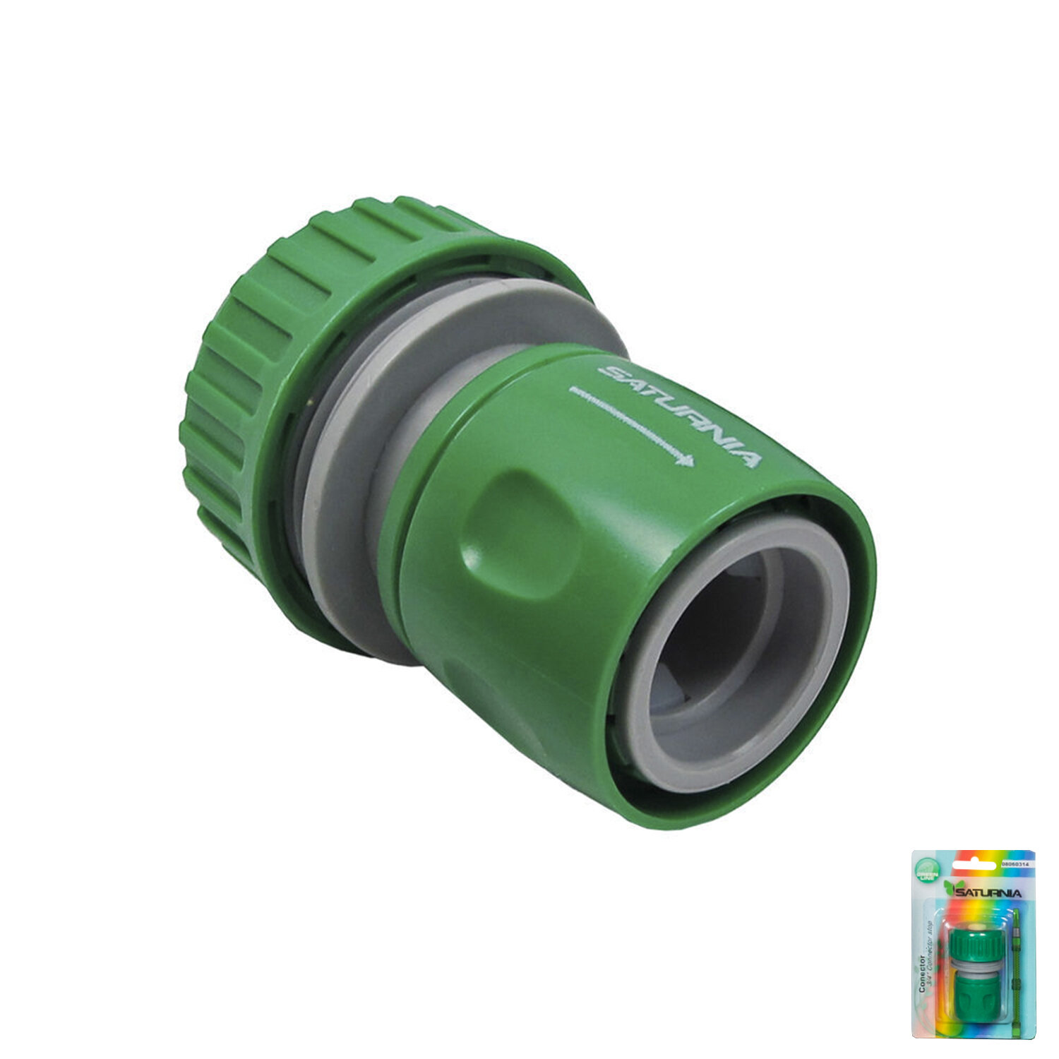 Conector Manguera Plastico 3/4       Blister