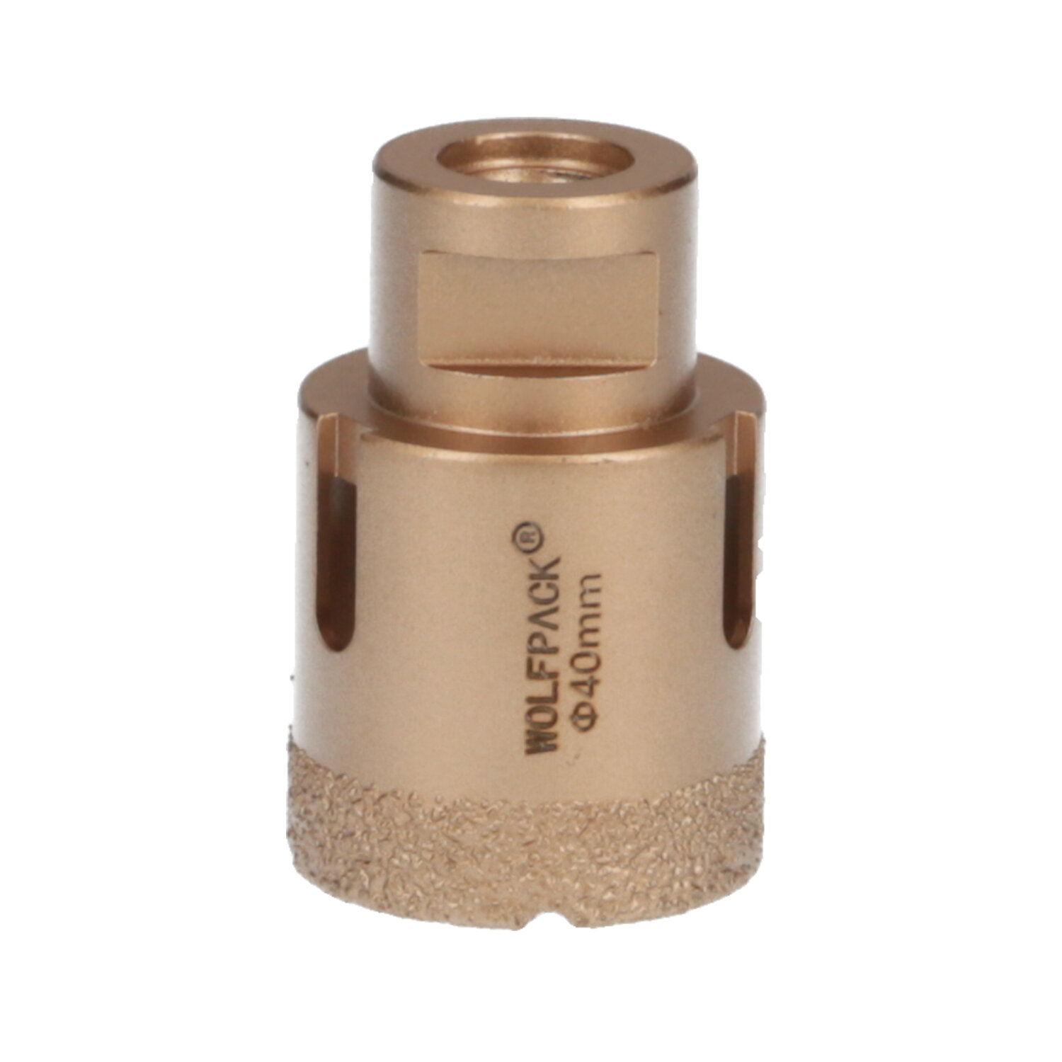 Corona Diamante Para Amoladora � 40 mm. Conexi�n Rosca M14. Corte Seco