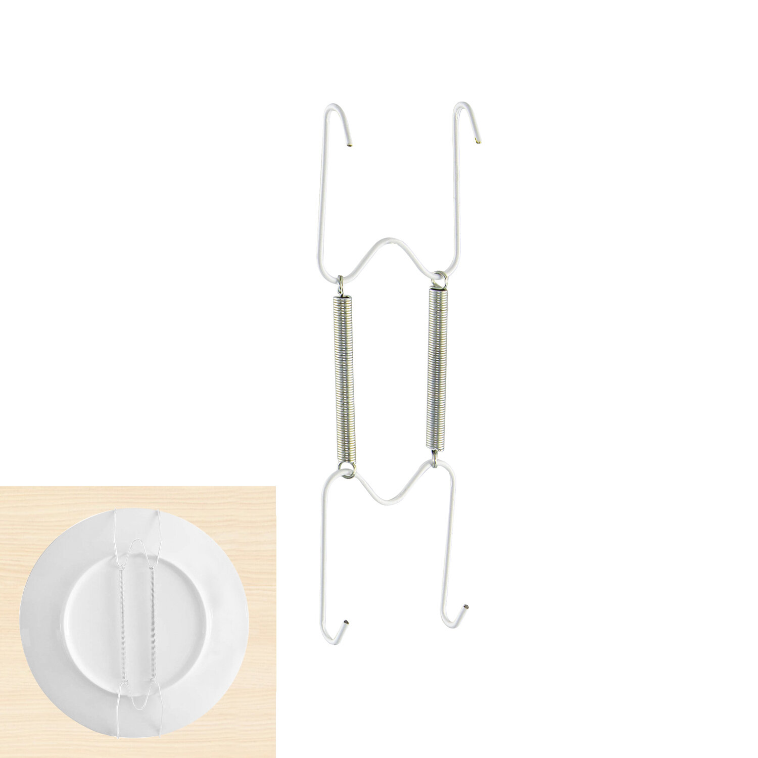 Cuelgaplatos Muelle Para platos de � 13 a 18 cm.