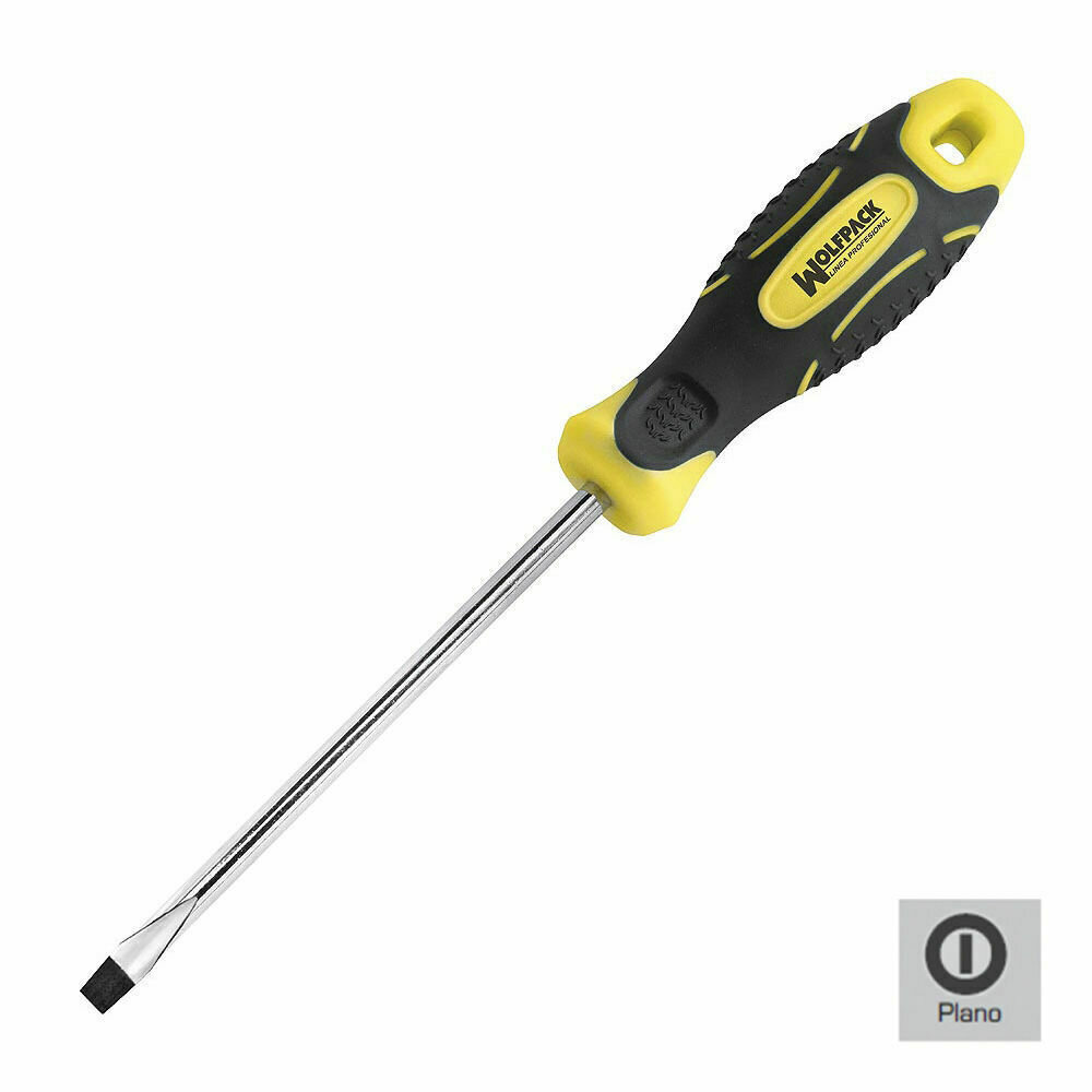 Destornillador Bimaterial Boca Estampada 6x150 mm.