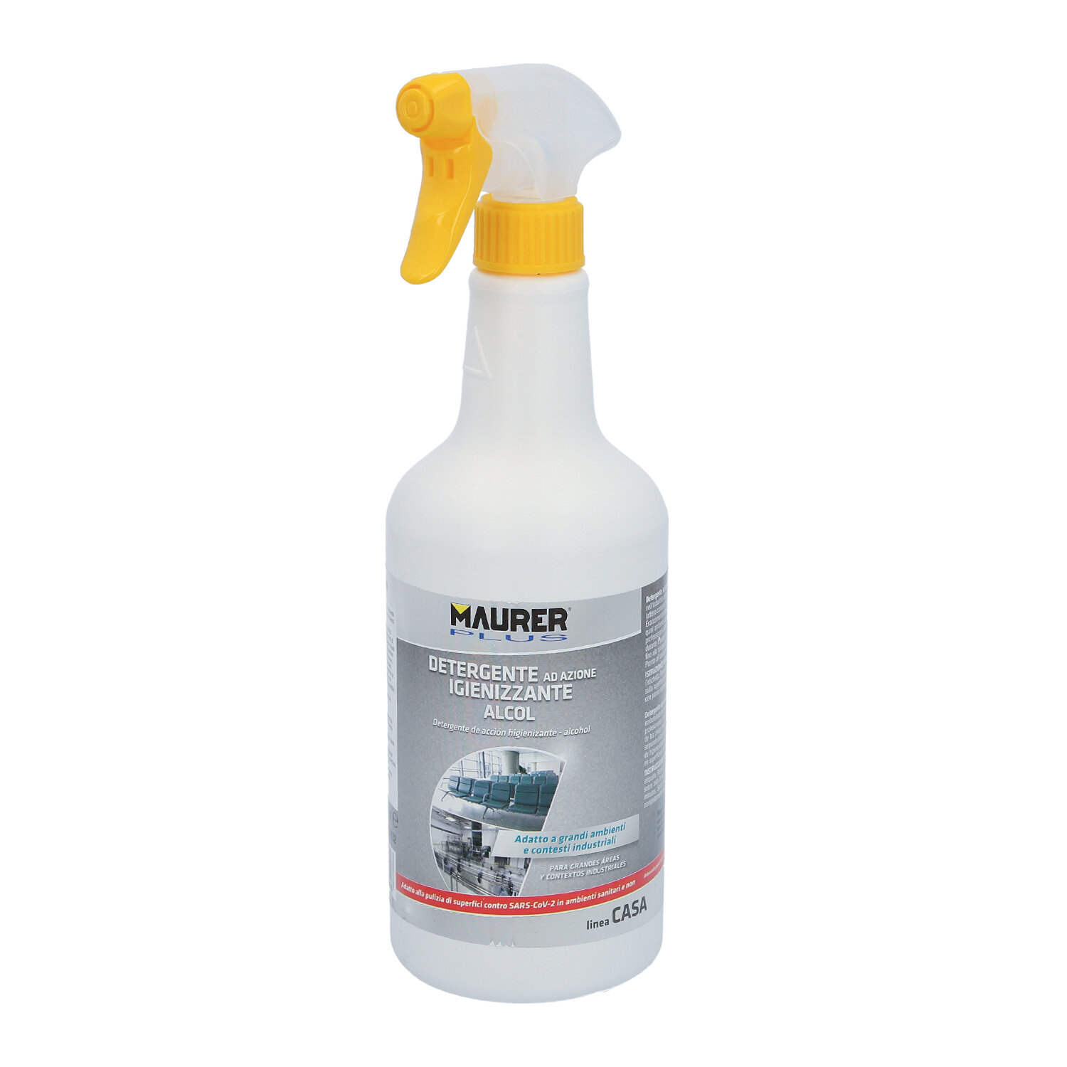 Detergente Higienizante Hidroalcohol Limpiador 750 ml.