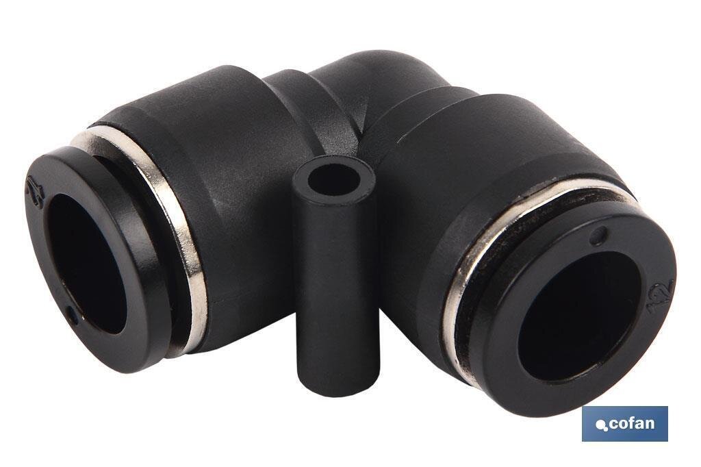 EMPALME RAPIDO CODO PLASTICO T-15