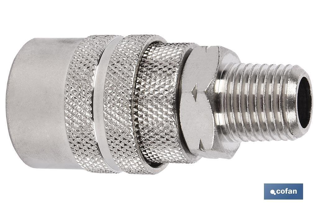ENCHUFE RAPIDO ROSCA MACHO 1/2"