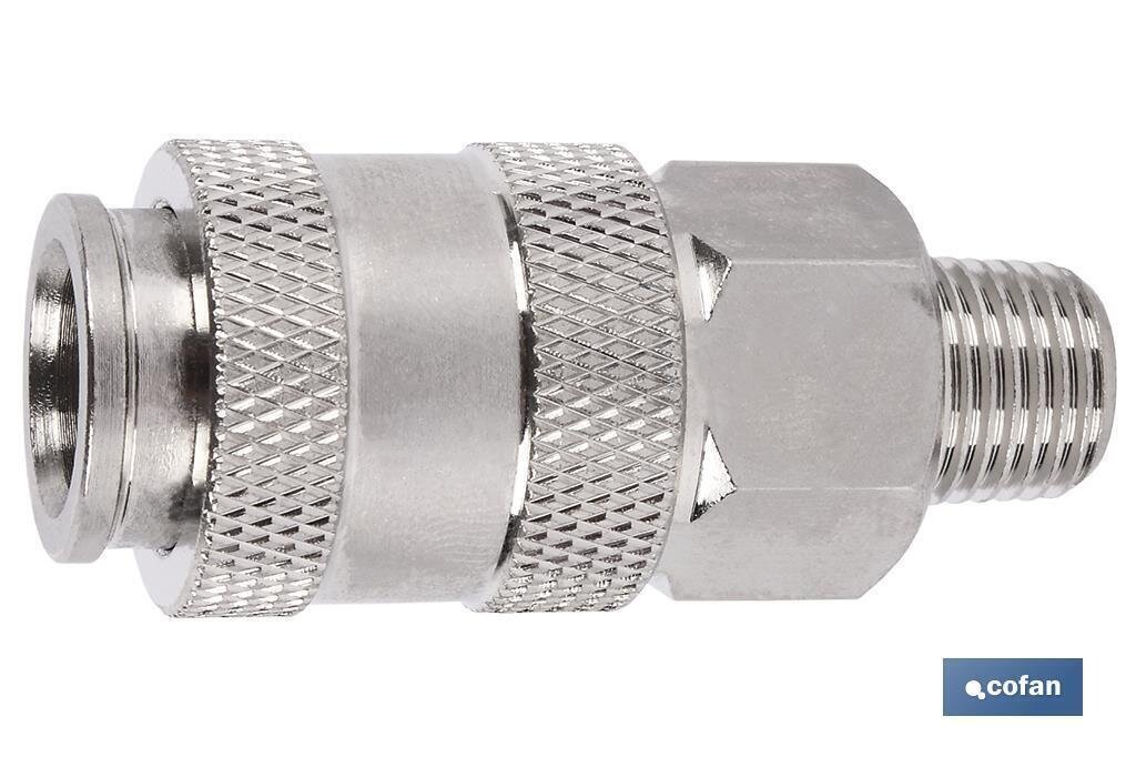 ENCHUFE RAPIDO UNIVERSAL MACHO 3/8"