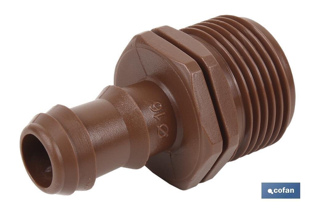 ENLACE MIXTO �16MM-3/4" (MARR�N-MAX SEGUR.)