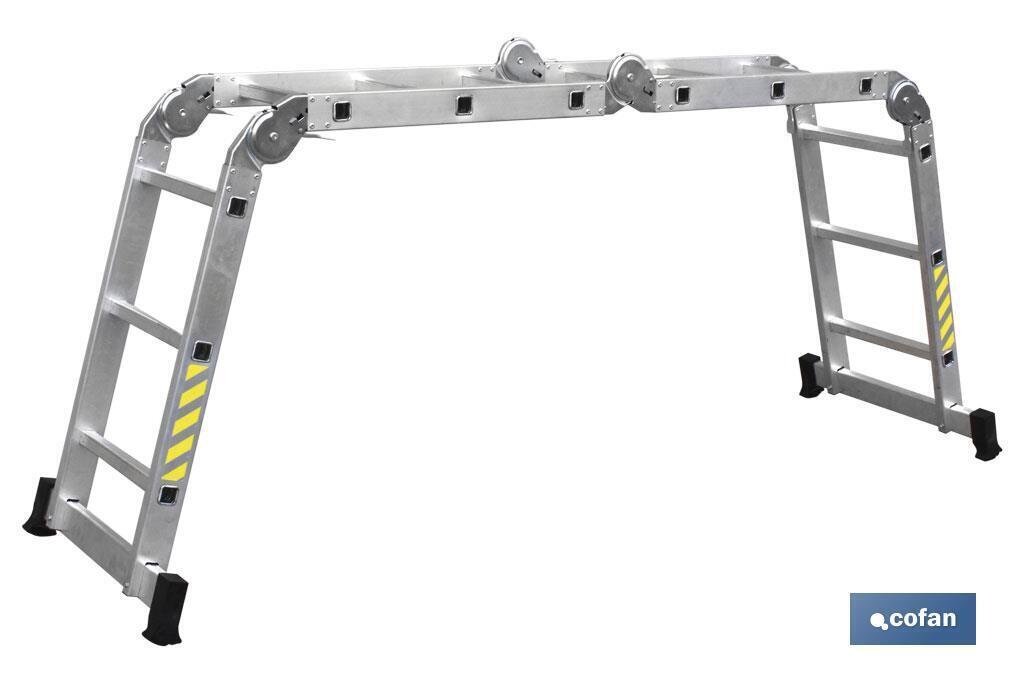 ESCALERA MULTIUSOS ALUM. 4x3 PELDA�OS Y 3,25 MTS