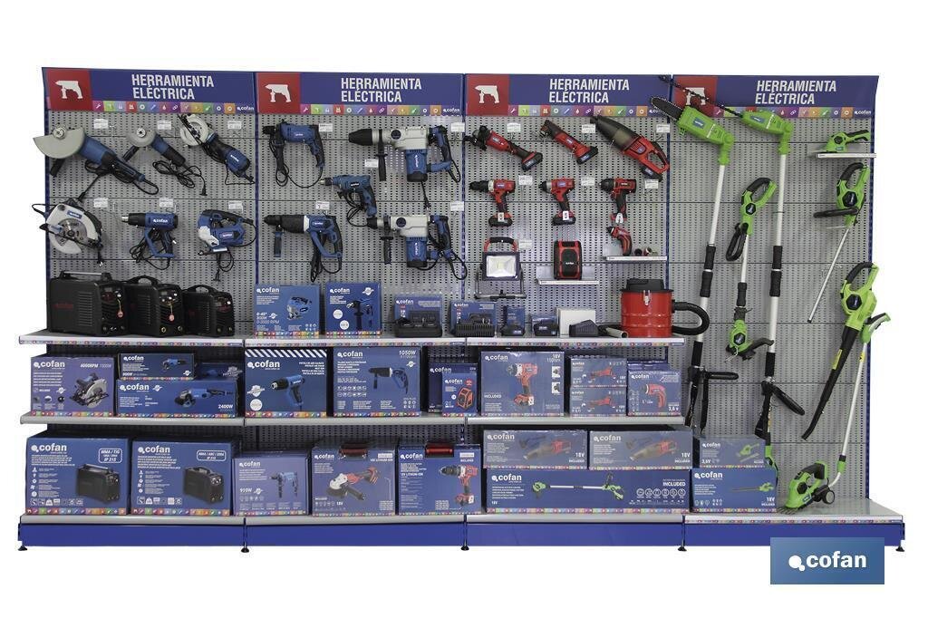 EXPOSITOR COMPLETO DE HERRAMIENTA EL�CTRICA