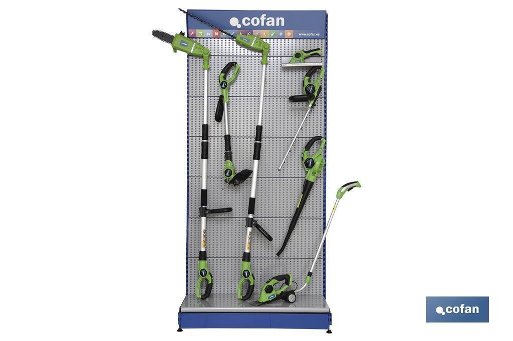 EXPOSITOR MODULAR DE HERRAMIENTA A BATER�A DE JARD�N