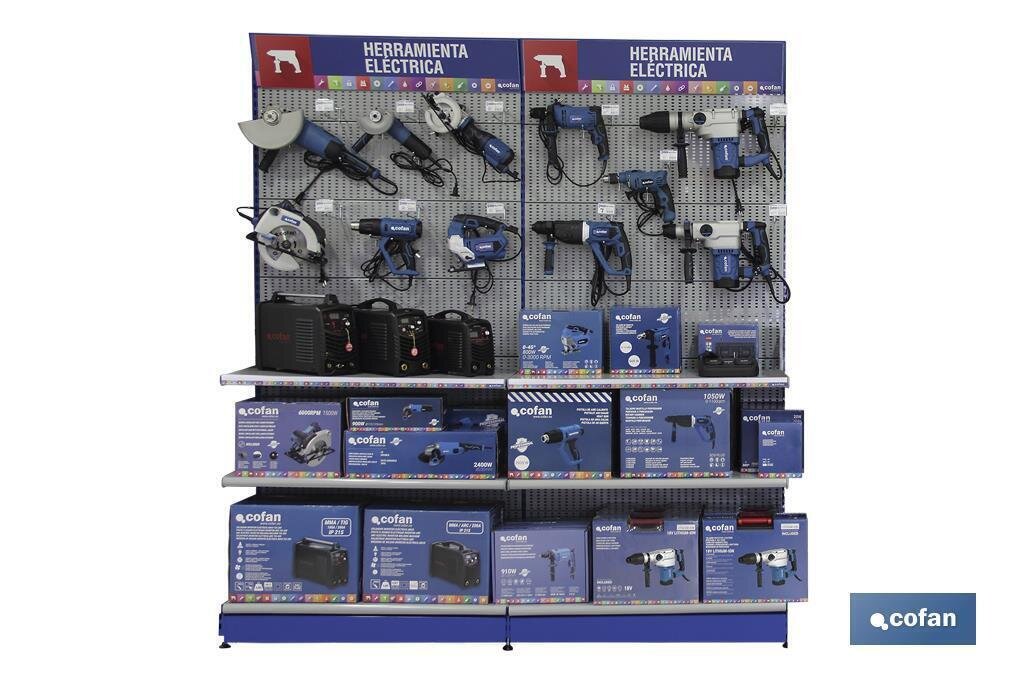 EXPOSITOR MODULAR DE HERRAMIENTA EL�CTRICA CON CABLE