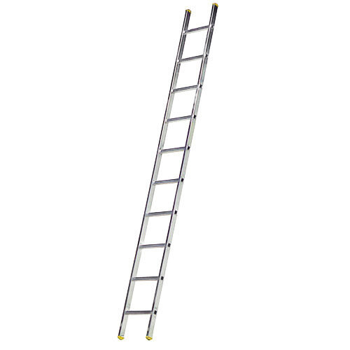 Escalera Aluminio 1 Tramo, 10 Pelda�os. Antideslizante, Resistente.