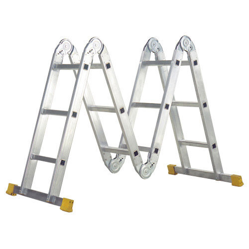 Escalera Multiposicional Aluminio 6 Rotulas 12 Pelda�os
