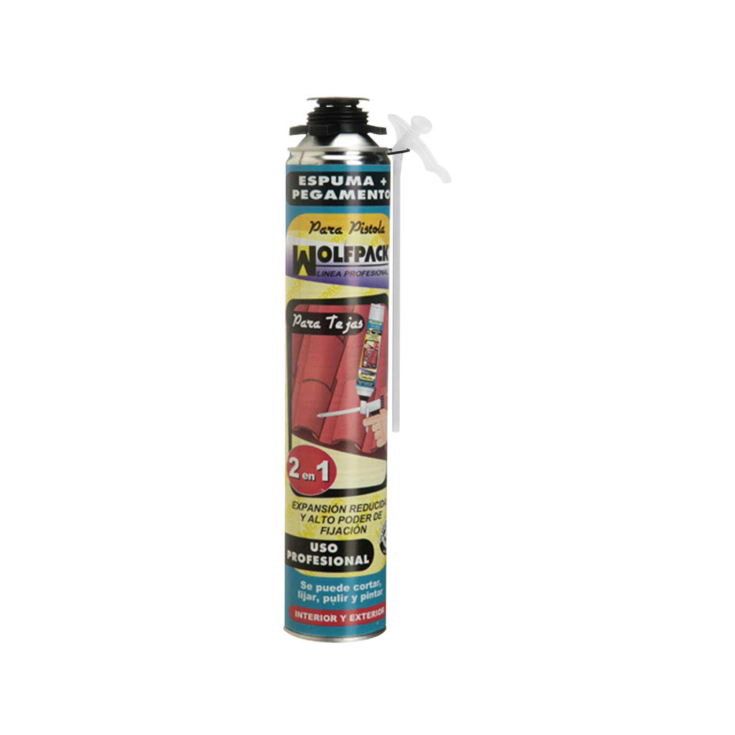 Espuma Poliuretano  750 ml. Tejas Para Pistola