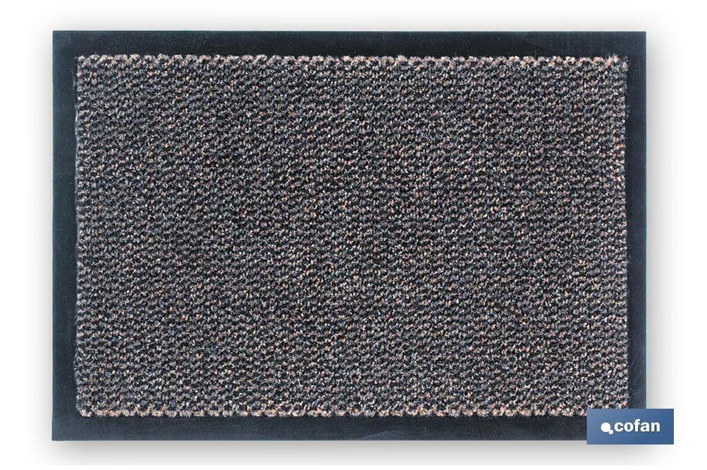 FELPUDO INTERIOR POLIPROPILENO 40X60CM MARR�N