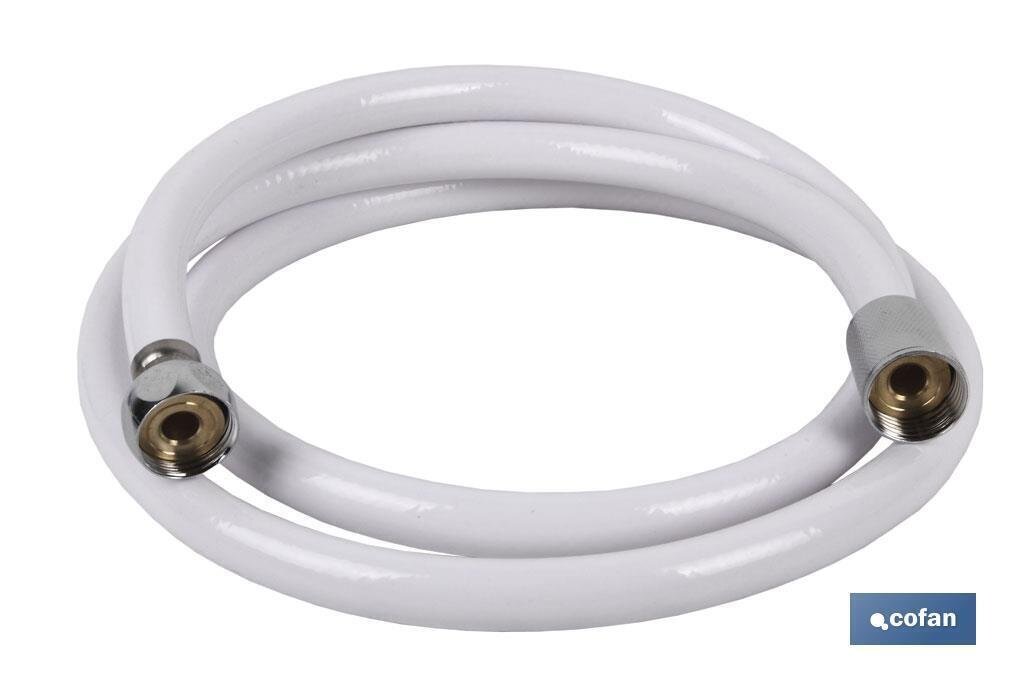FLEXO DUCHA PVC/LAT�N COLOR BLANCO 1,5M