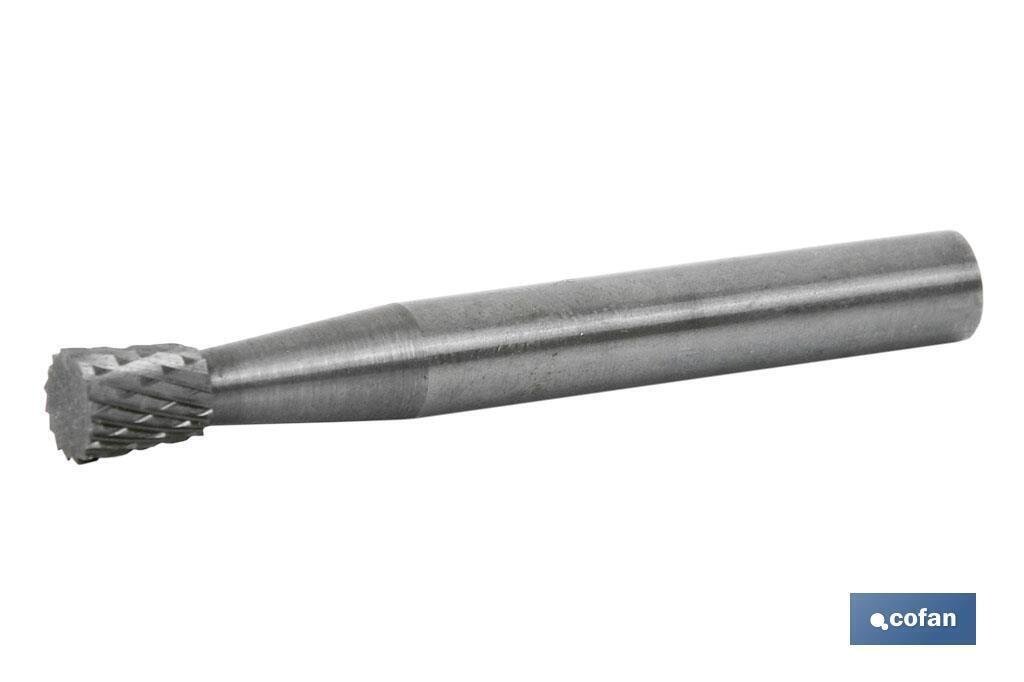 FRESA ROT. C�NICA INV. SIN DENT. FRONTAL 6mm.