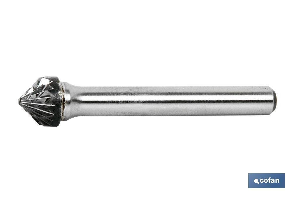 FRESA ROTATIVA C�NICA 90� 10mm.