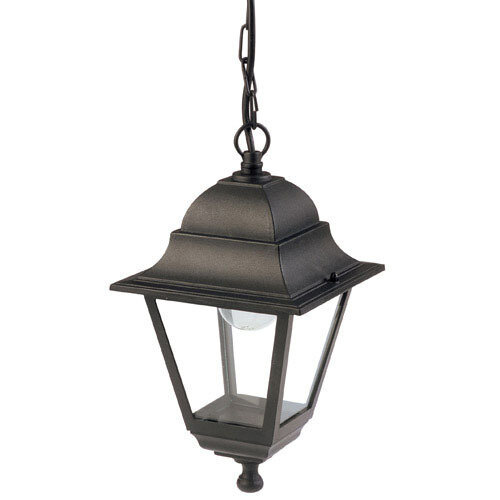 Farol Jard�n Suspendido Negro