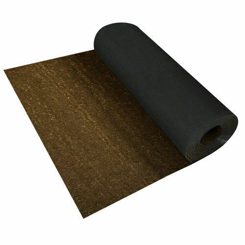 Felpudo Fibra Coco Liso Rollo 1x12 metros