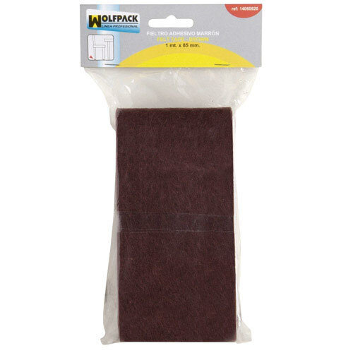 Fieltro Adhesivo 1m. x 85 mm. Blister Marr�n