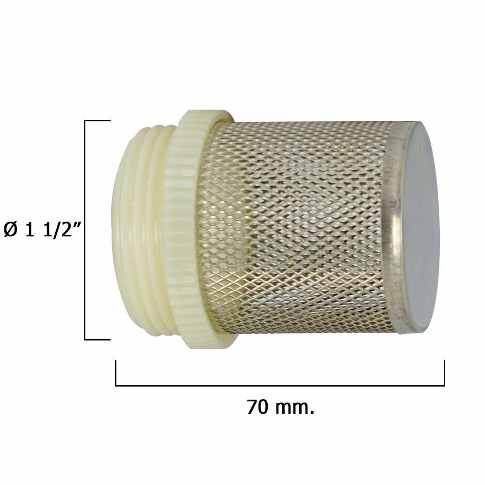Filtro Inoxidable Para V�lvula Retencion    1 1/2"