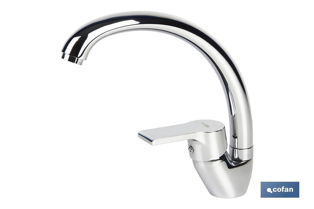 GRIFO MONOMANDO FREGADERO CA�O ALTO MODELO ROSS