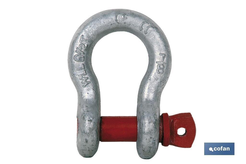GRILLETE LIRA A. R. 1/2" 13MM 2 TON