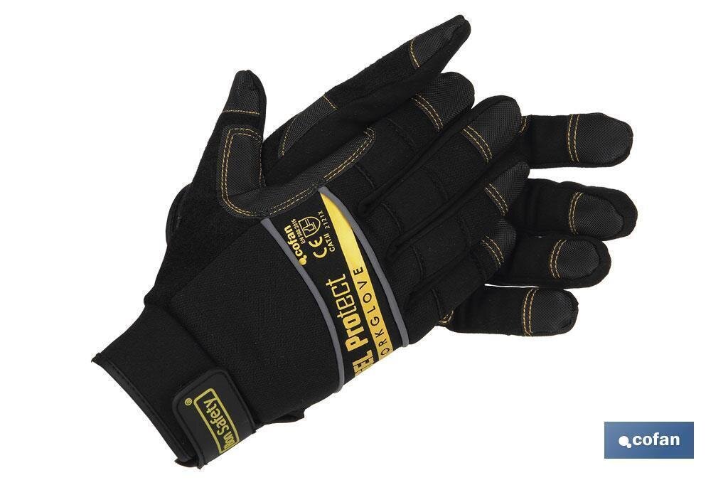 GUANTE ANTIVIBRACION "GEL PROTECT" T-M