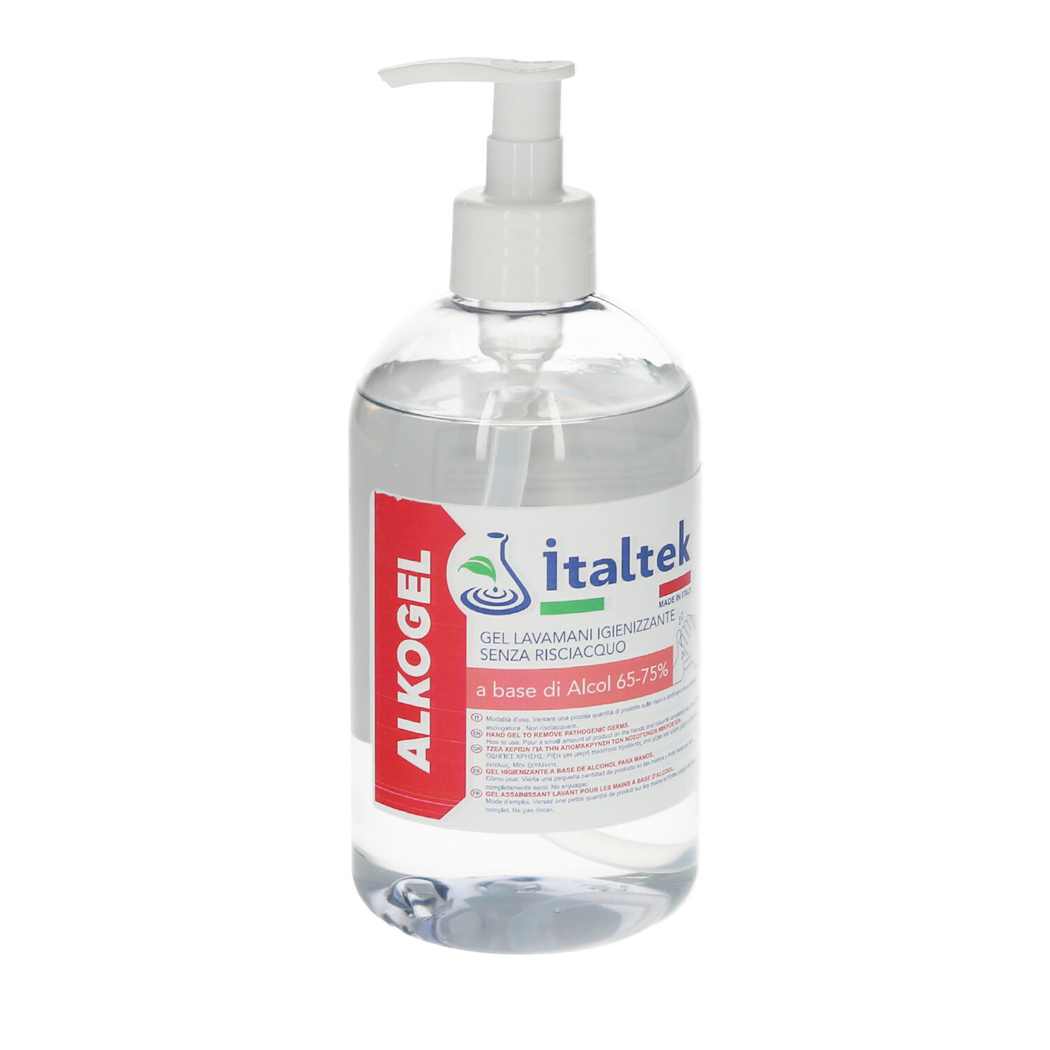 Gel Hidroalcoholico Higienizante 500 Ml. Con Dispensador / Tapon.