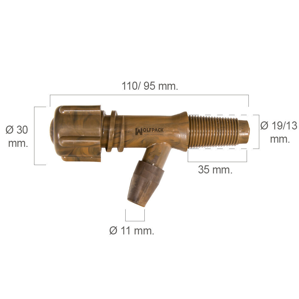 Grifo Barril Plastico Numero 0 Para 50 Litros