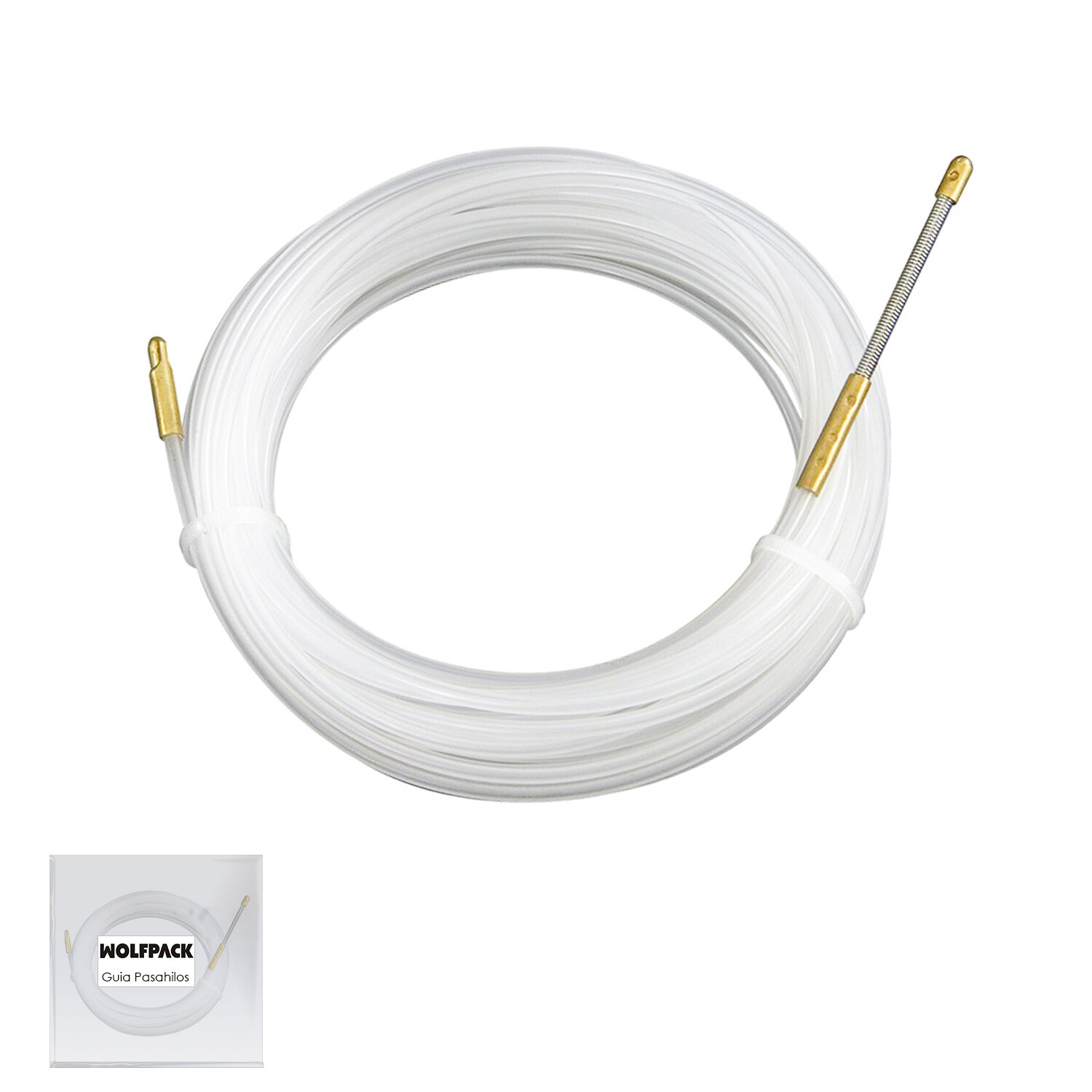 Guia Pasahilos, Pasacables, 15 metros x � 4mm.