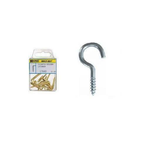 Hembrilla Abierta Zincada 16x30 mm. 22 unidades