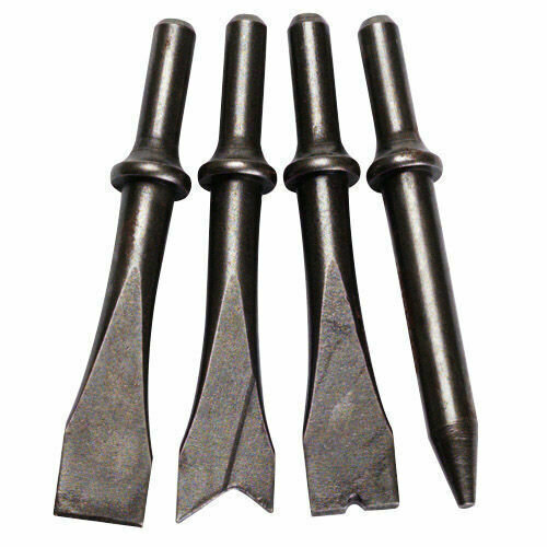 Juego Cinceles Martillo Neumatico Cilindrico 4 piezas