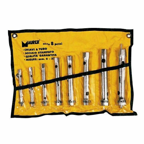 Juego Llaves Tubo Tubular Maurer     8 Piezas