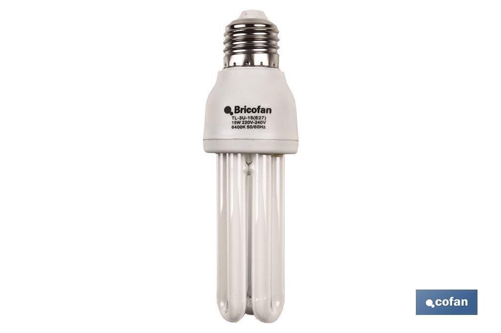 LAMPARA BAJO CONSUMO TRI 2700K 3U 15W /E27