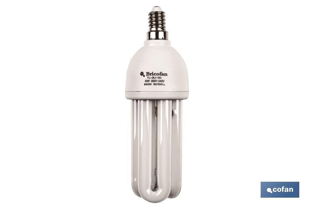 LAMPARA BAJO CONSUMO TRI 2700K 3U 20W /E14