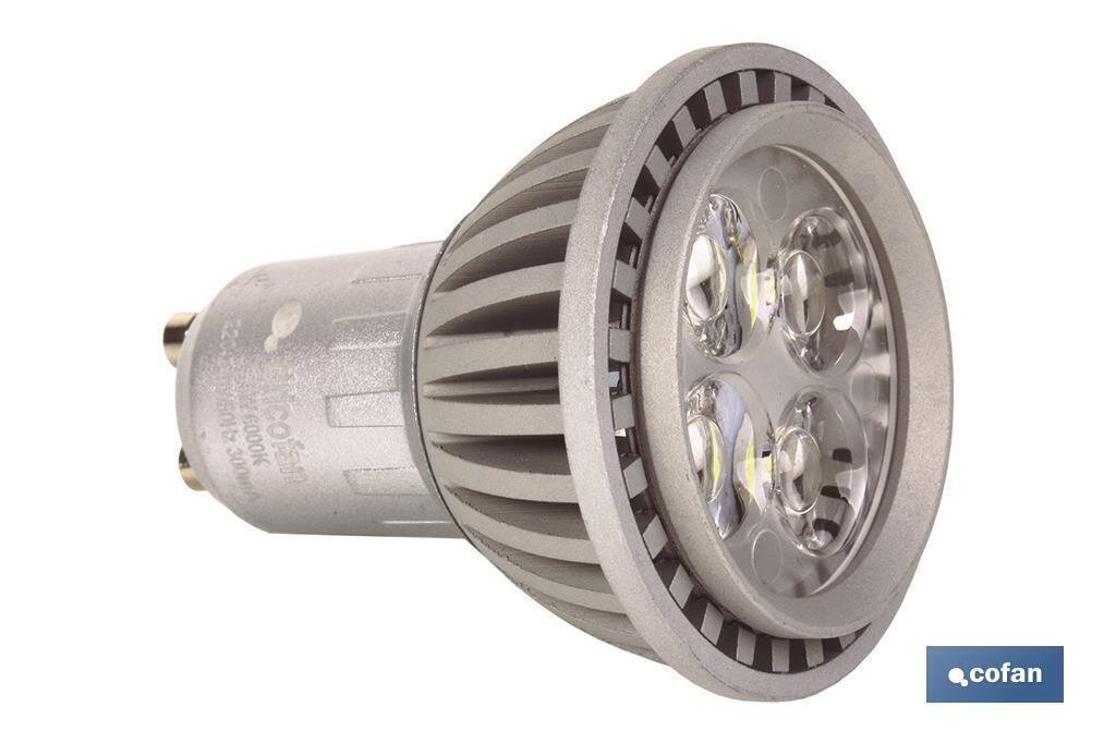 LAMPARA LED DICROICA (GU10) 4L 2700K 5W