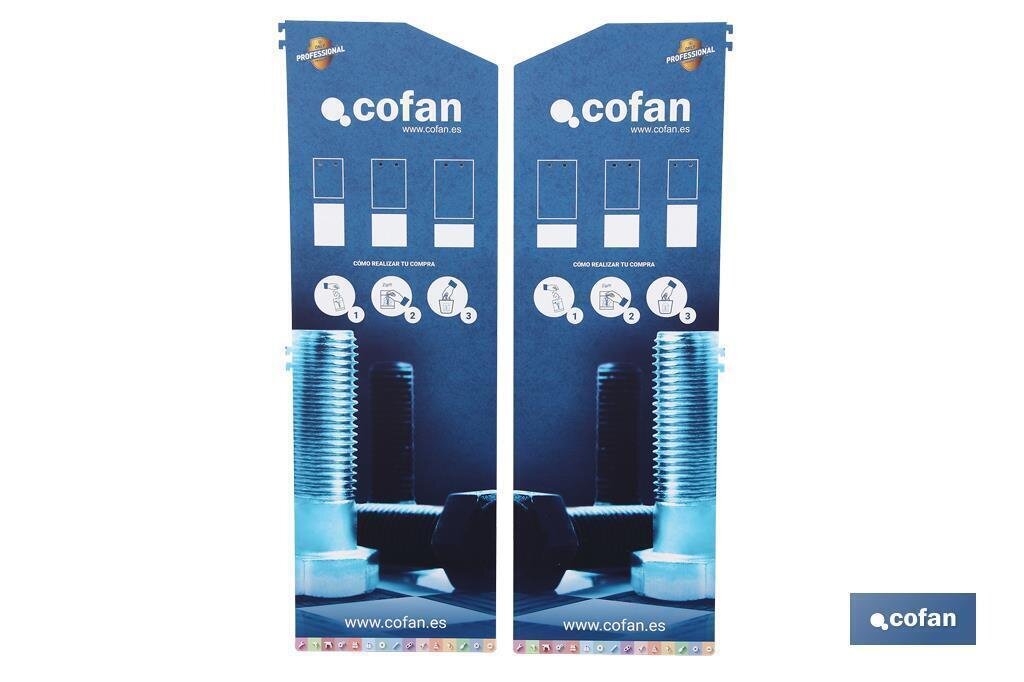 LATERALES PARA EXPOSITOR GONDOLA 400 x 1450 CM (2 PIEZAS)