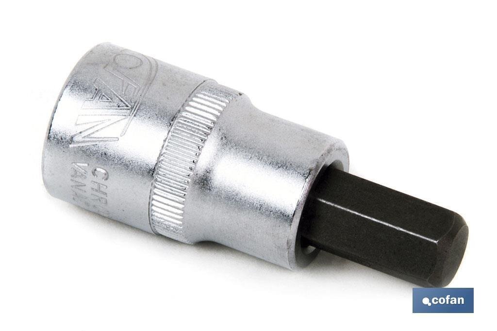 LLAVE DE VASO 3/8" CON PUNTA H-8