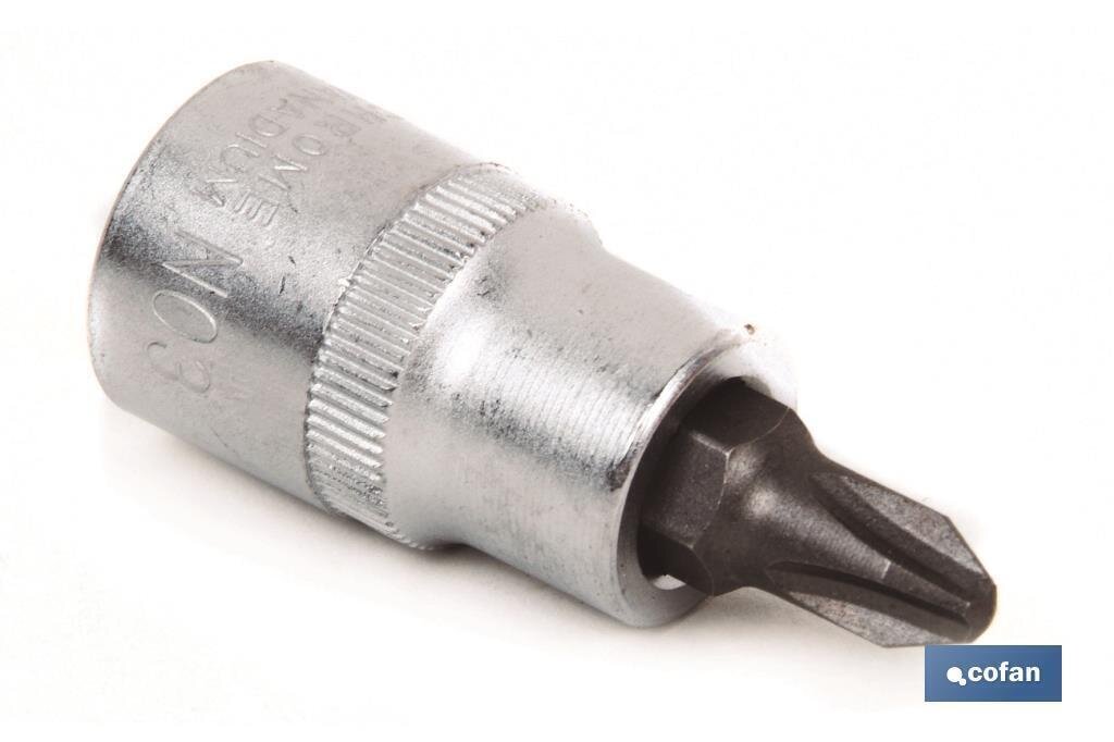 LLAVE DE VASO 3/8" CON PUNTA PH-3