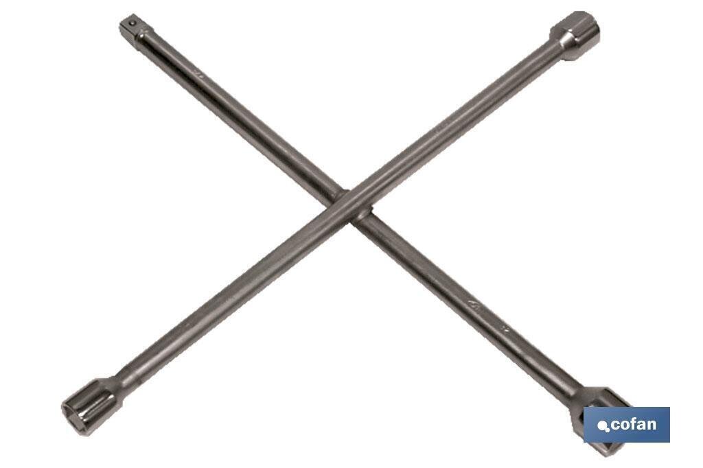 LLAVE EN CRUZ 17 X 19 X 22 X 13/16"