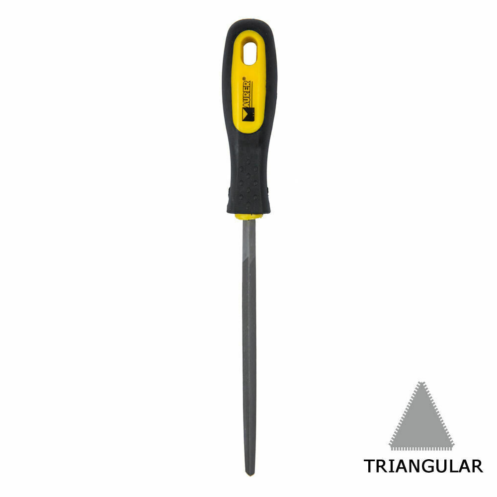 Lima Maurer Con Mango Plana Punta Entrefina 6"