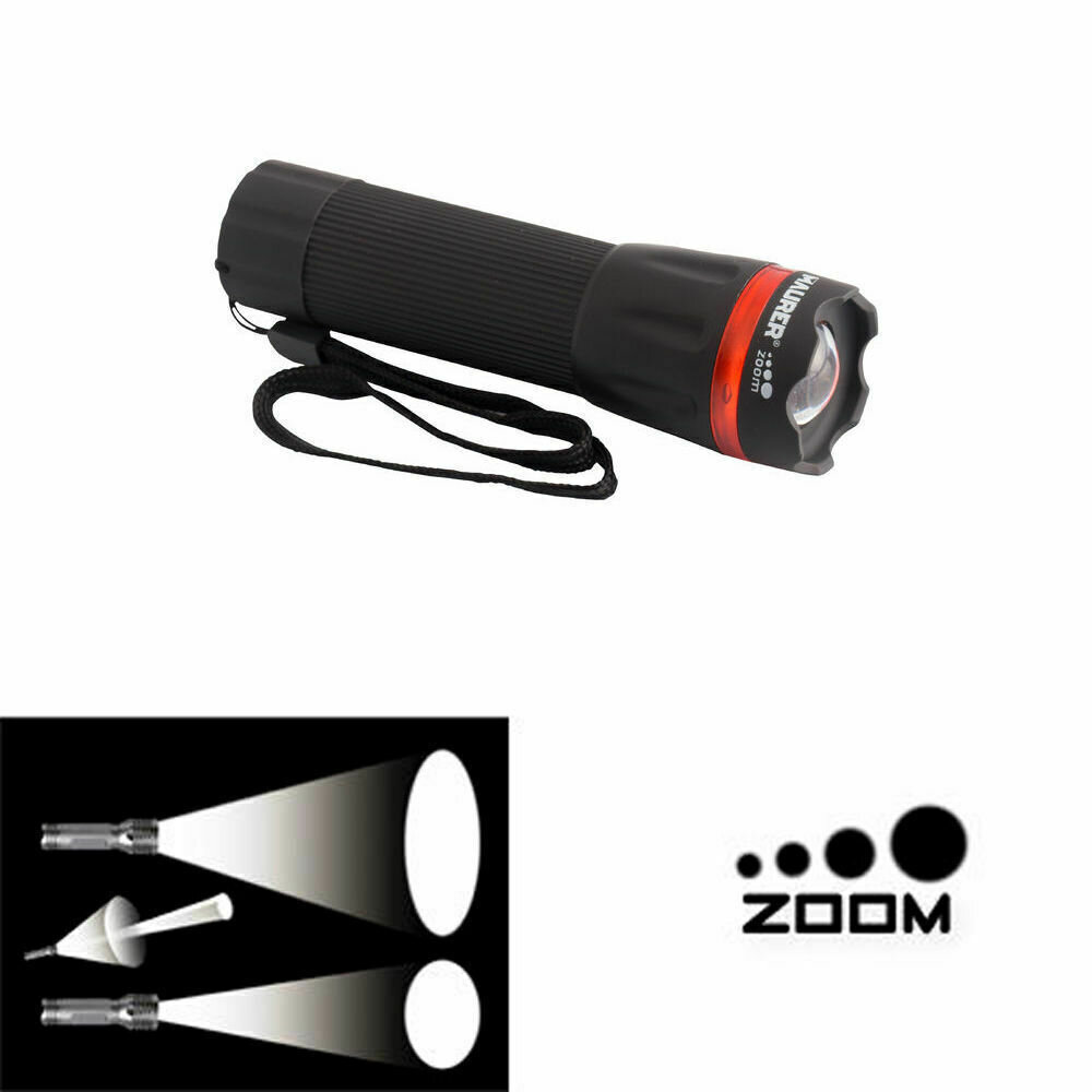 Linterna Maurer Led Zoom  50 l�menes  3aaa pl�stico