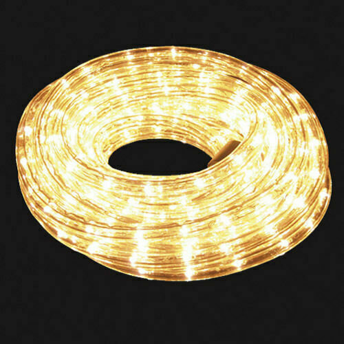Luces Navidad Tubo Luz Blanca Exterior  Ip44 Rollo 10 Metros