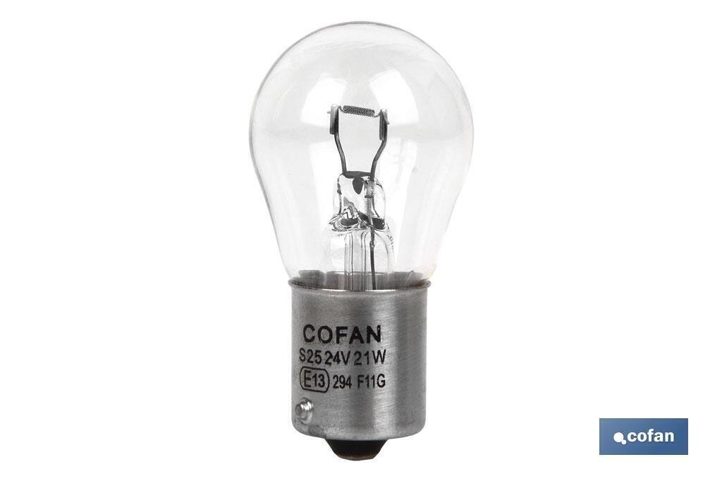 L�MPARA COFAN 1 POLO P21W (BA15s) 24V