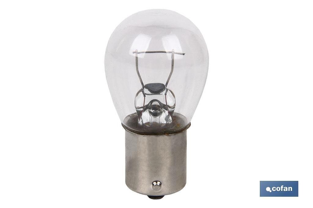 L�MPARA COFAN P21W (BAU15S) 12V (DESCENTRADA)