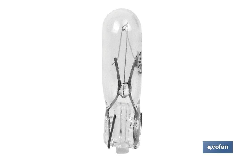 L�MPARA S/CASQUILLO W1,2-T5 (W2X4, 6d) 24V "venta unitaria"