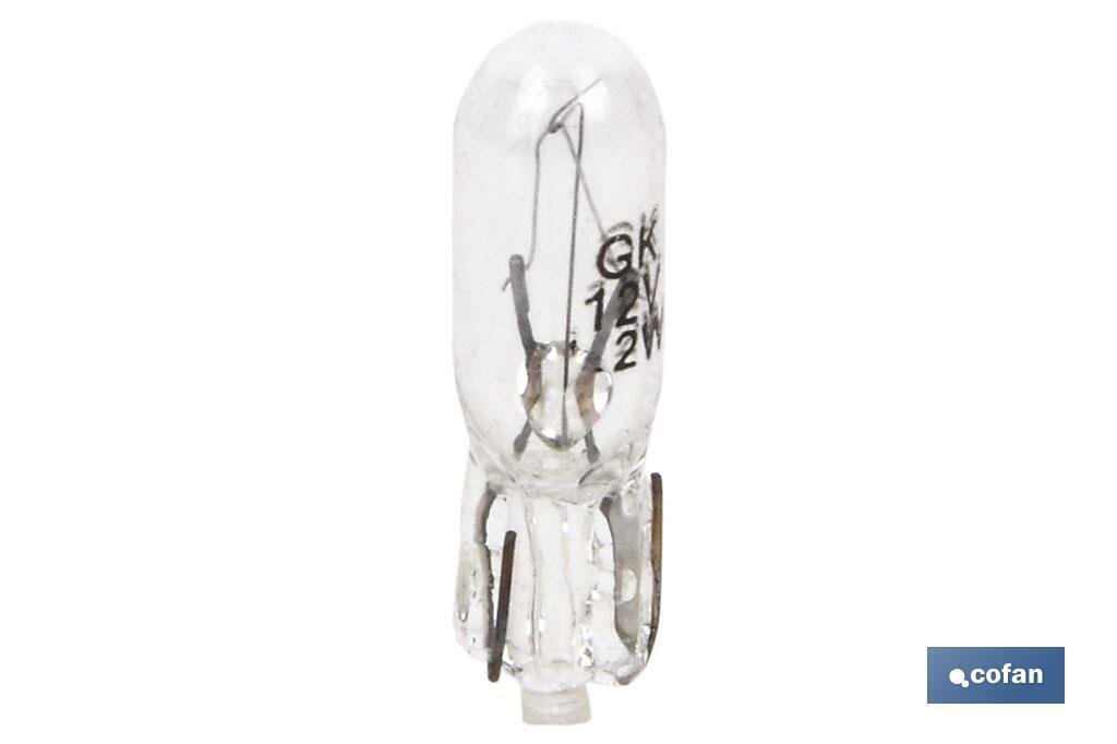 L�MPARA S/CASQUILLO W1,2-T5 12V "venta unitaria"