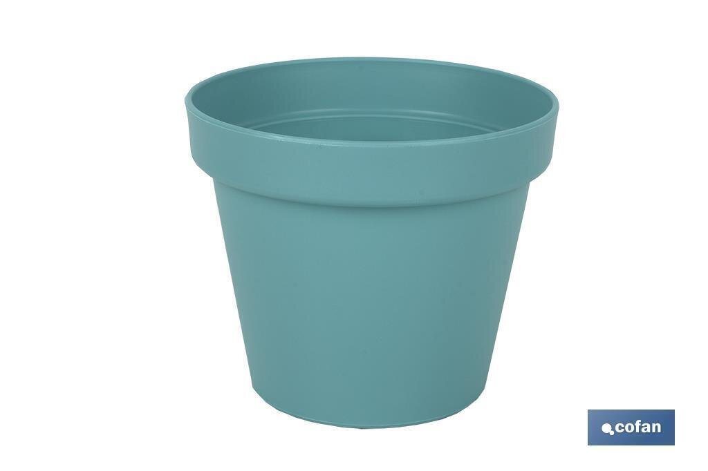 MACETA MODELO "ALTEA" 58 CM COLOR TURQUESA