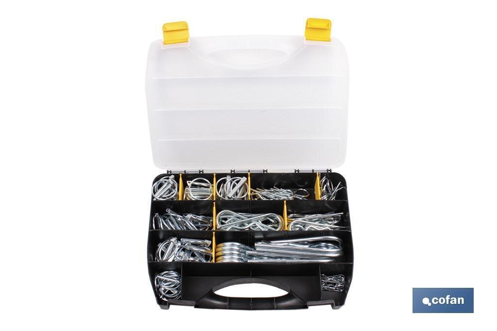 MALET�N SURTIDO PASADORES "R" Y ANILLA (120 PCS)